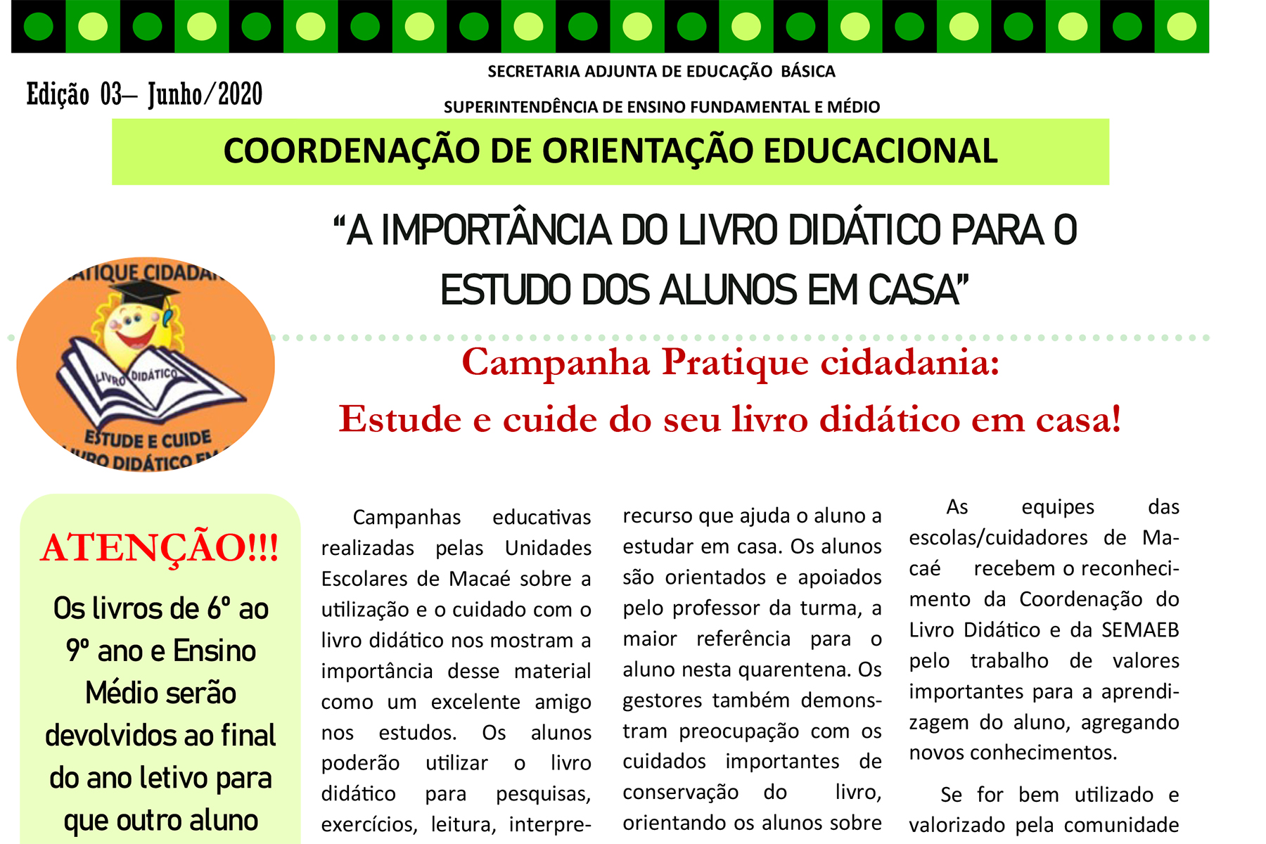 Orientação ao professor sobre as páginas do livro do aluno