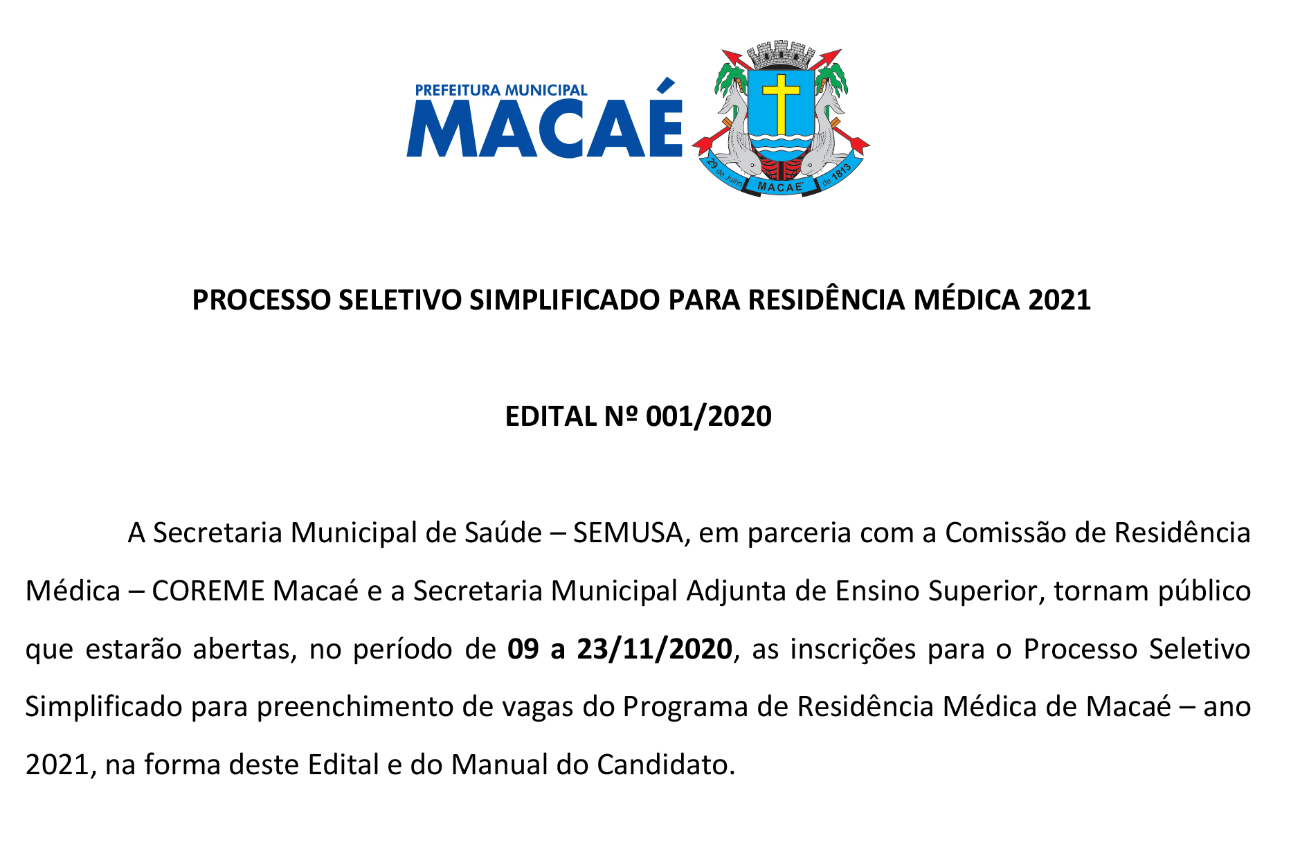 Prefeitura Municipal de Macaé