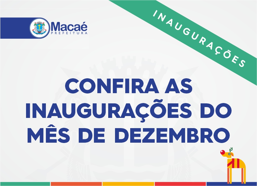 Prefeitura entrega obras em diversas áreas da cidade neste fim de ano