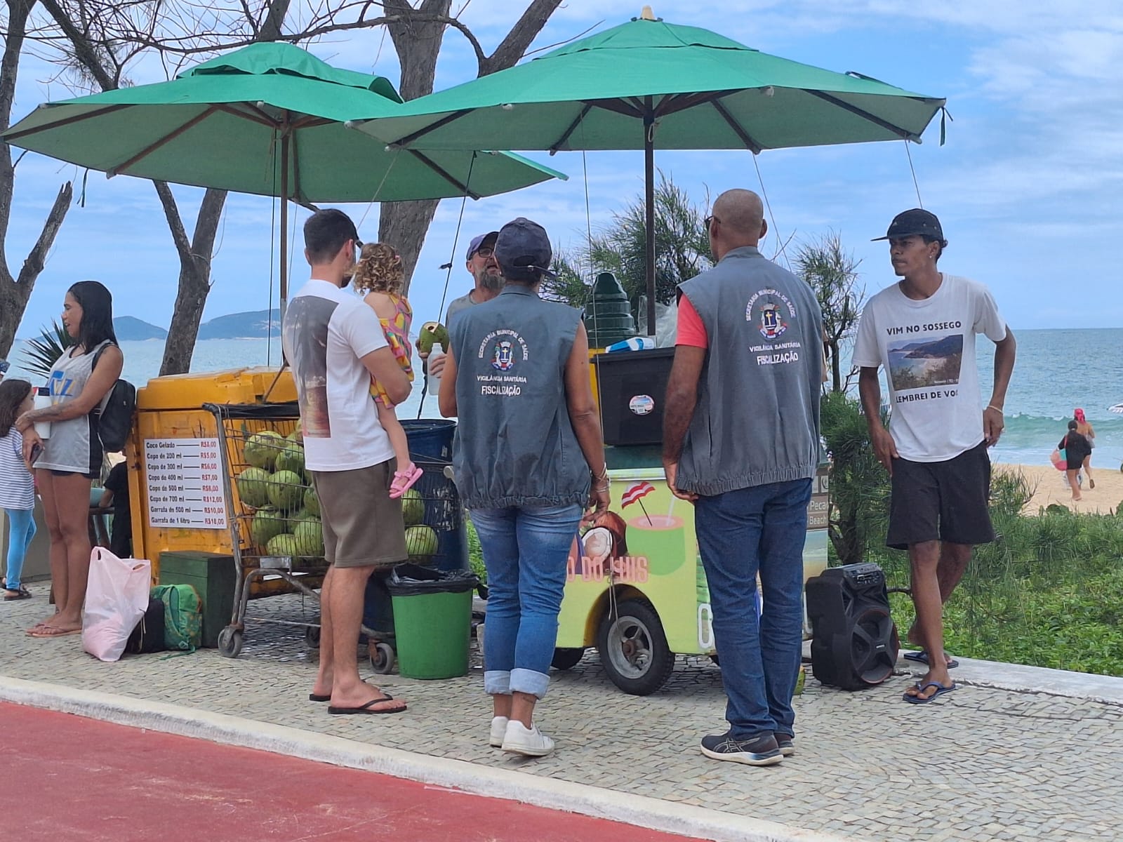 Vigilância Sanitária inicia Operação Verão com trabalho de educação sanitária no Comércio Informal