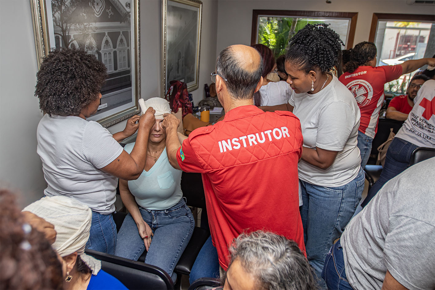 Parceria: RH e Cruz Vermelha capacitam servidores para salvar vidas