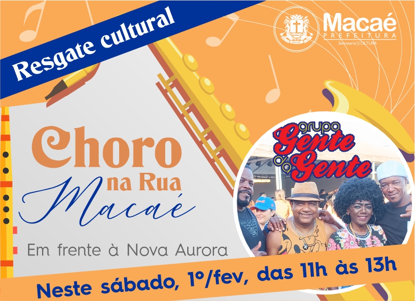 Cultura abre espaço para mostra de talentos no Choro na Rua