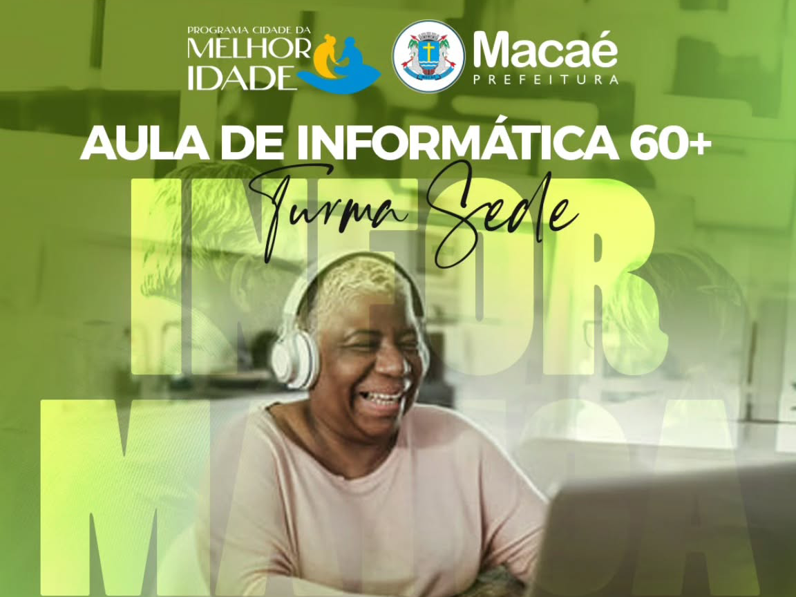 Melhor Idade oferece curso de informática básica para idosos