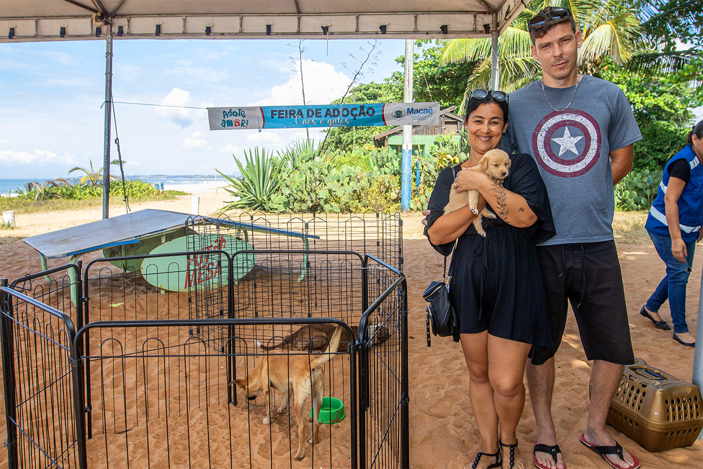 Proteção e Defesa Animal realiza Feira de Adoção de Cães e Gatos