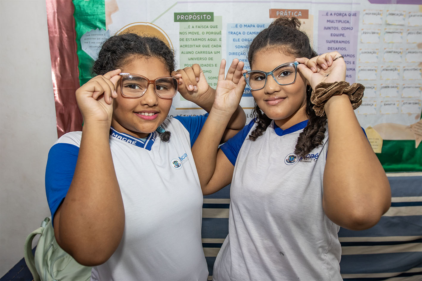 Projeto Novo Olhar garante óculos de grau para alunos da rede municipal