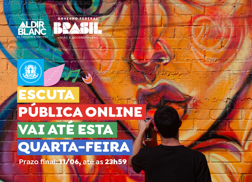 Lei Aldir Blanc: escuta pública online termina nesta quarta