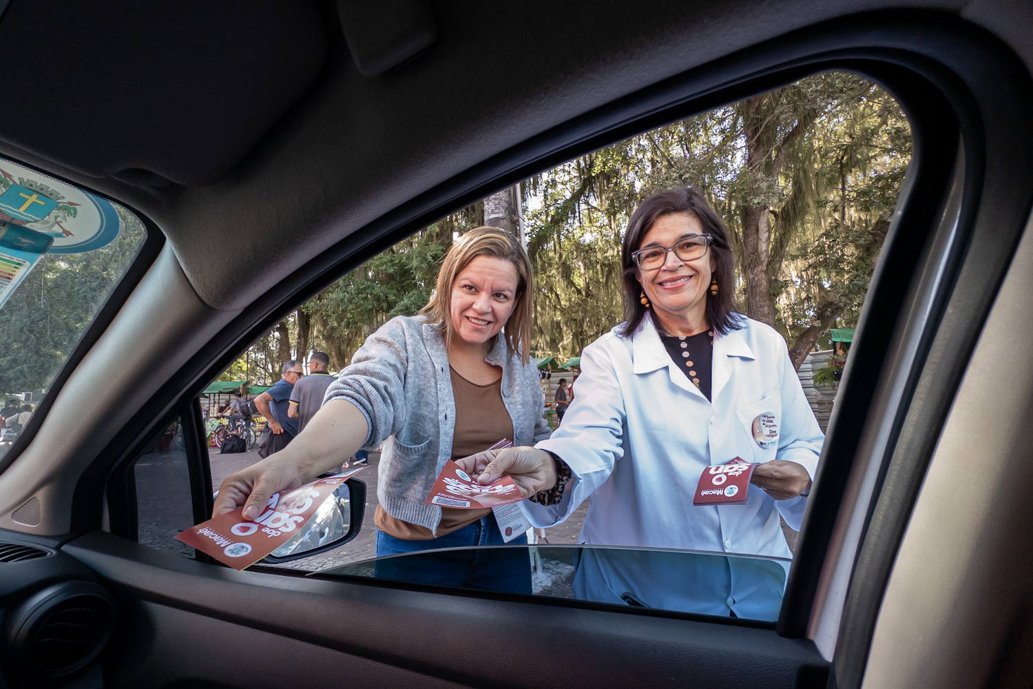 Serviço de Hemoterapia promove blitz educativa na área central