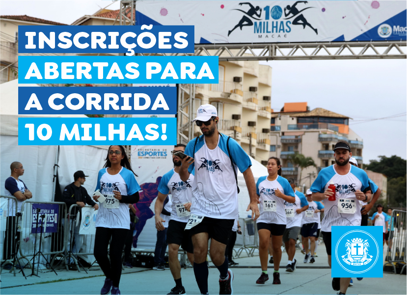 Corrida '10 Milhas de Macaé': inscrições vão de hoje (30) a quarta-feira (02.07)