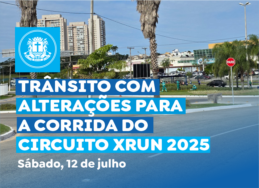 Mobilidade Urbana: Trânsito para corrida do Circuito XRUN 2025