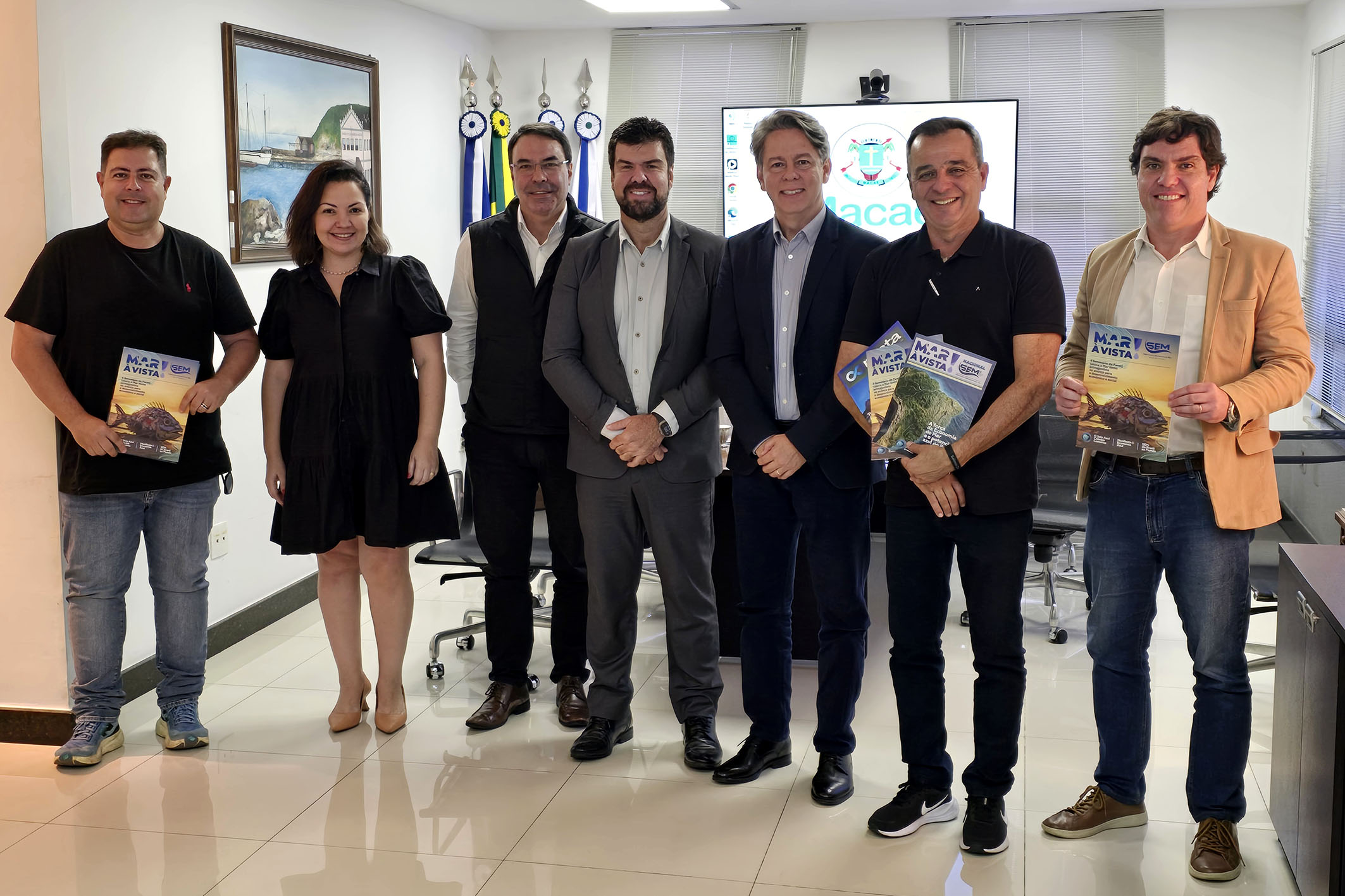 Selo Azul: presidente da Facerj visita Macaé