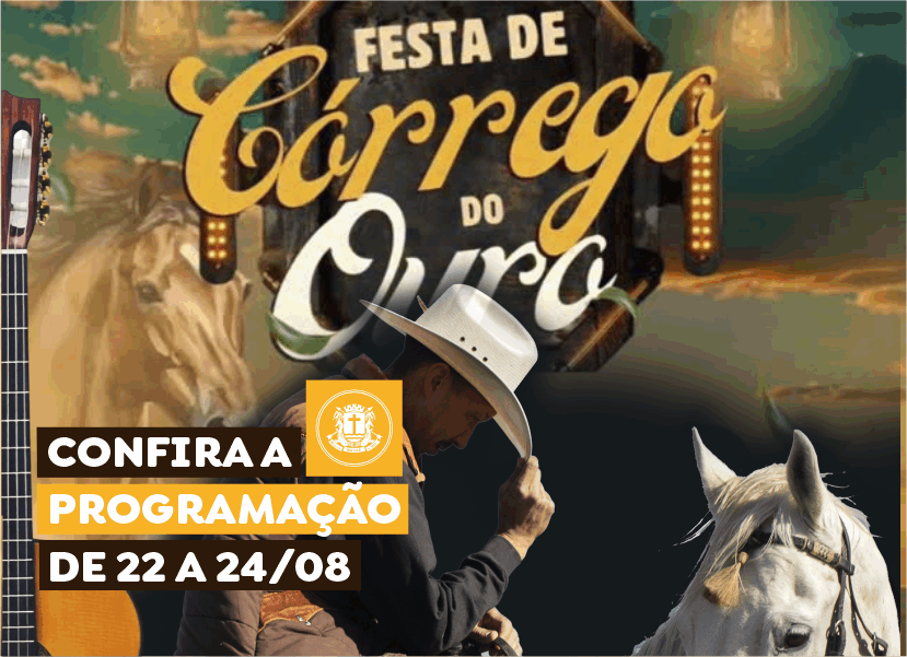Tradicional festa de Córrego do Ouro começa nesta sexta