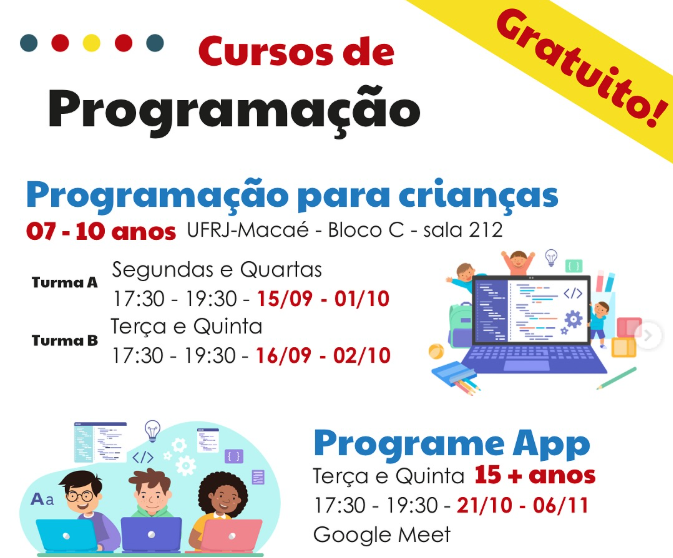 Projeto 'Aprenda a Programar' com inscrições abertas