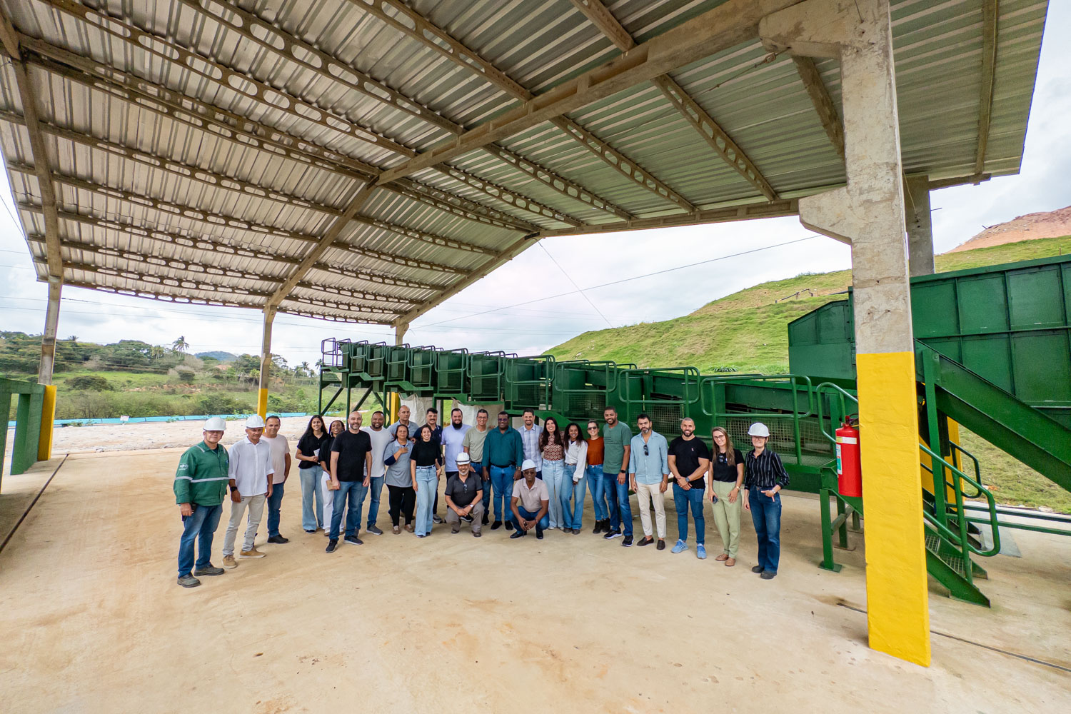 Comissão de Coleta Seletiva visita Centro de Tratamento de Resíduo