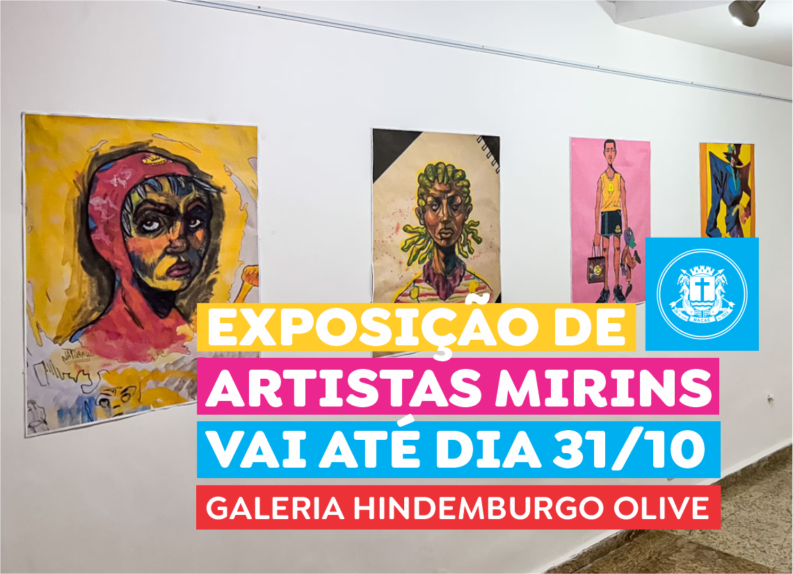 Artistas mirins expõe seus trabalhos na Galeria Hindemburgo Olive