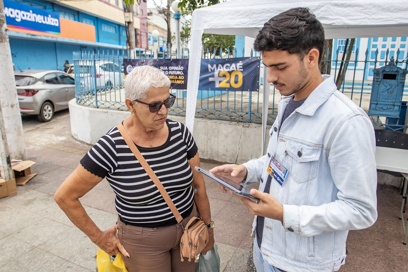 Projeto Macaé + 20 começa pesquisa no Calçadão da Rui Barbosa