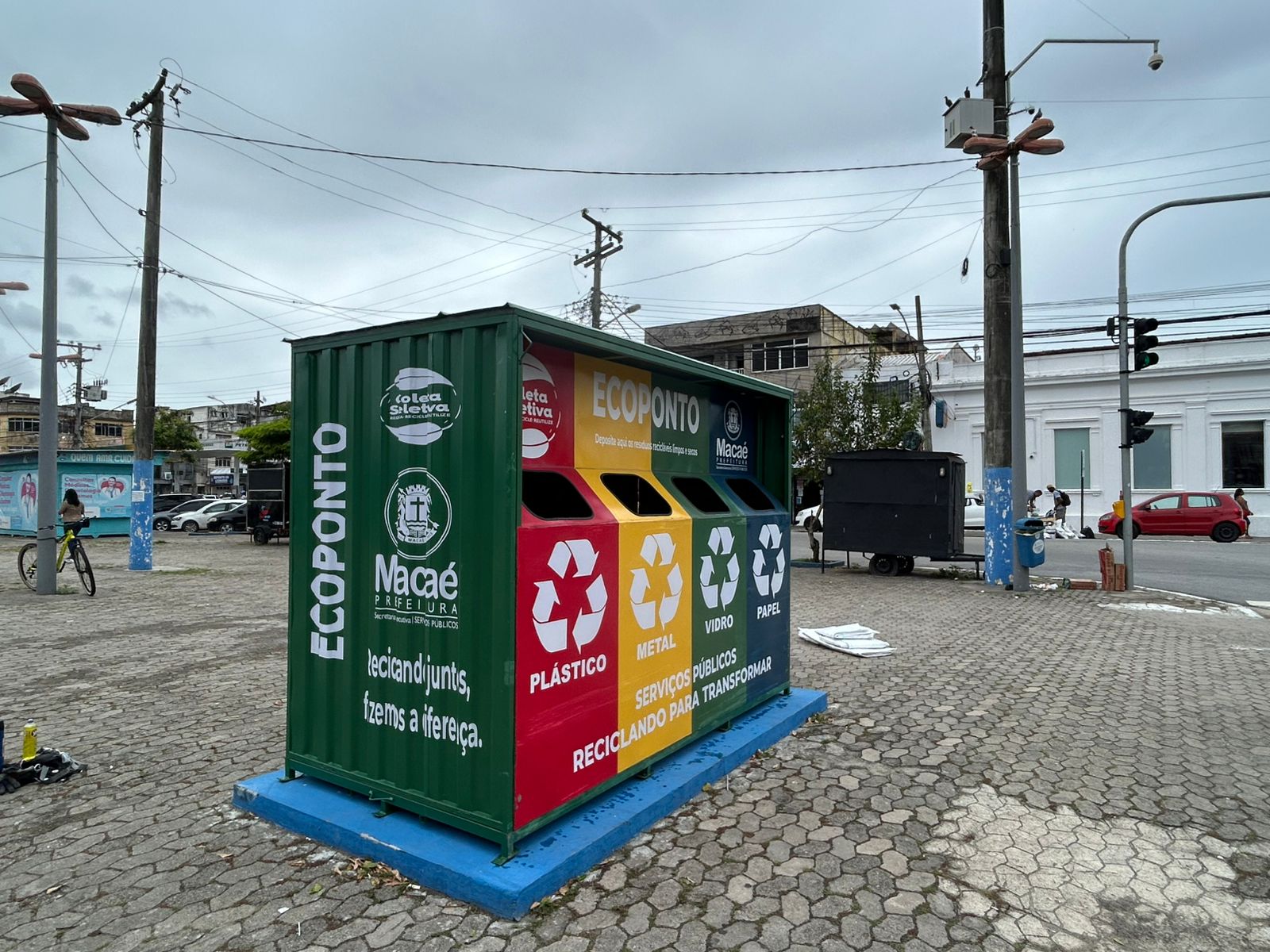 Ecopontos fortalecem a coleta seletiva em Macaé