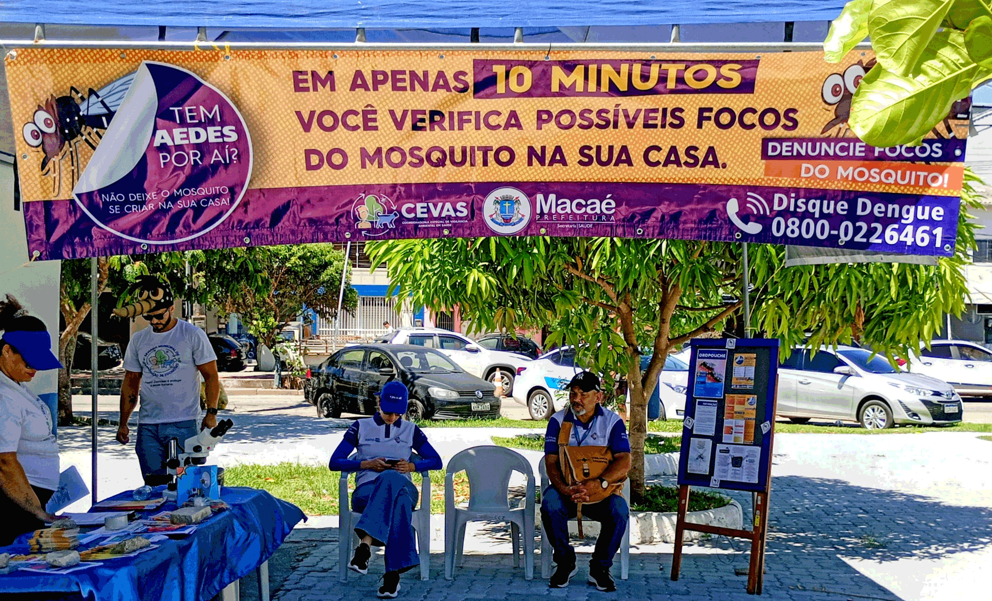 Cevas Itinerante realiza primeira ação do ano no Parque Aeroporto