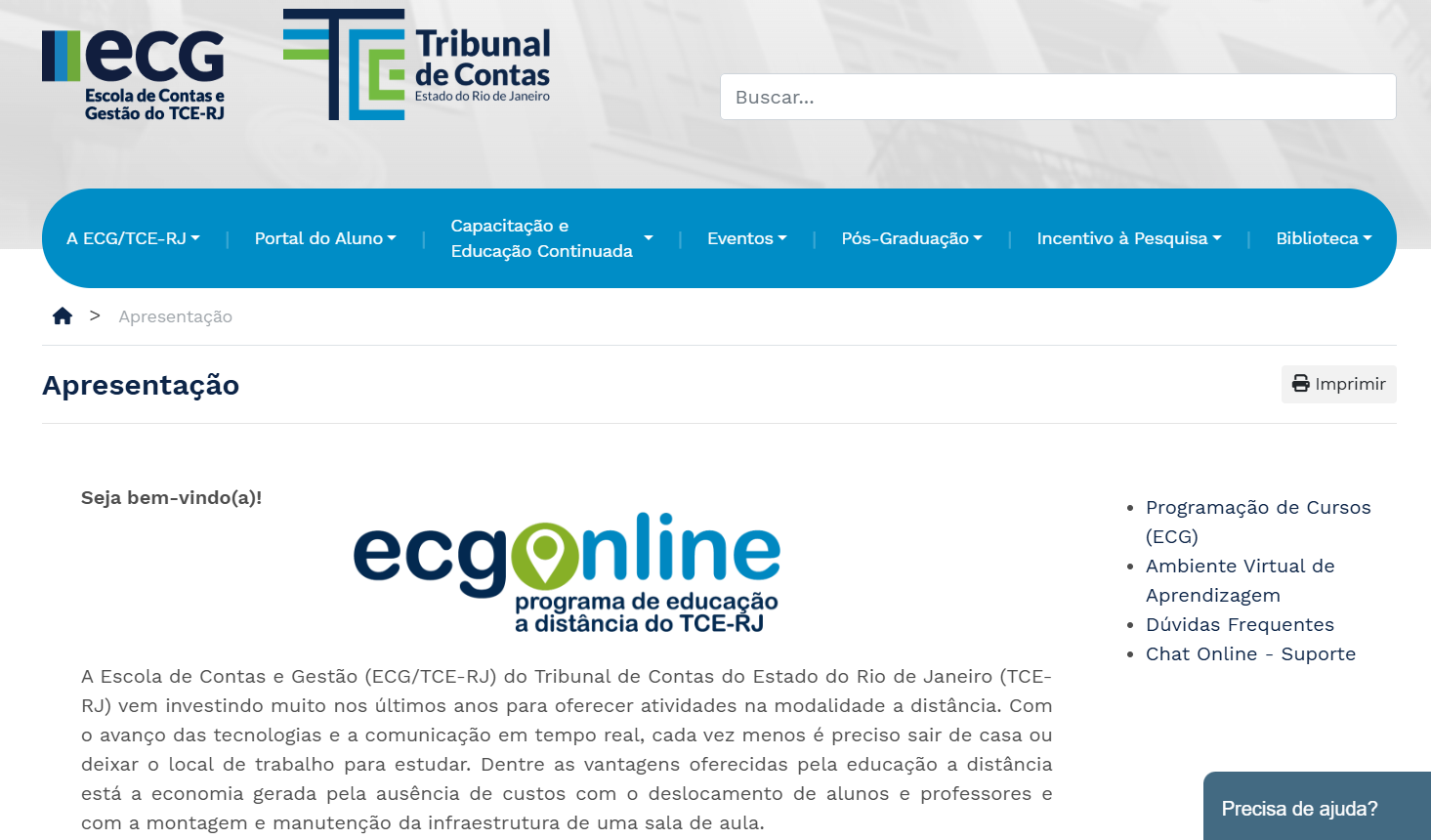 Escola de Contas e Gestão do TCE-RJ abre inscrições para cursos de capacitação