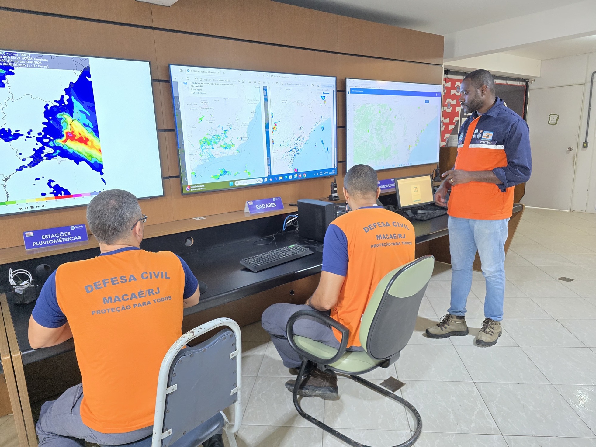 Defesa Civil monitora cenário de chuvas persistentes