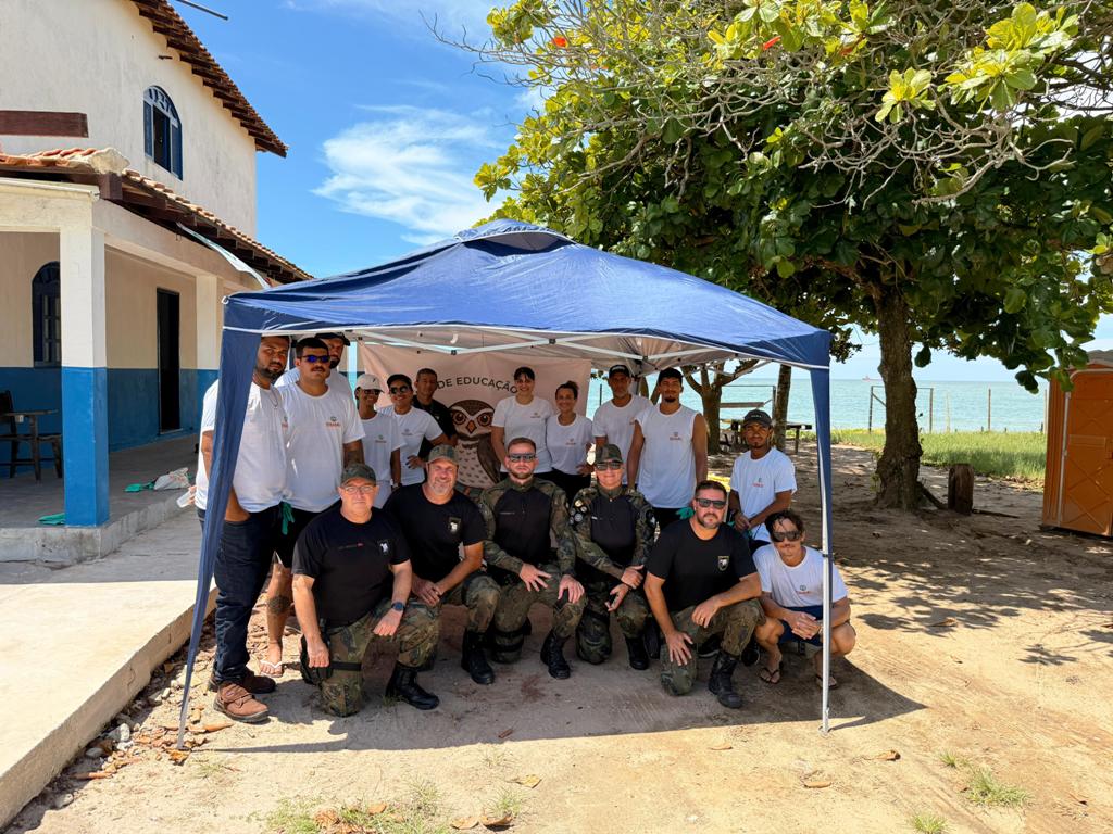 Praia do Barreto recebe ação integrada de educação ambiental
