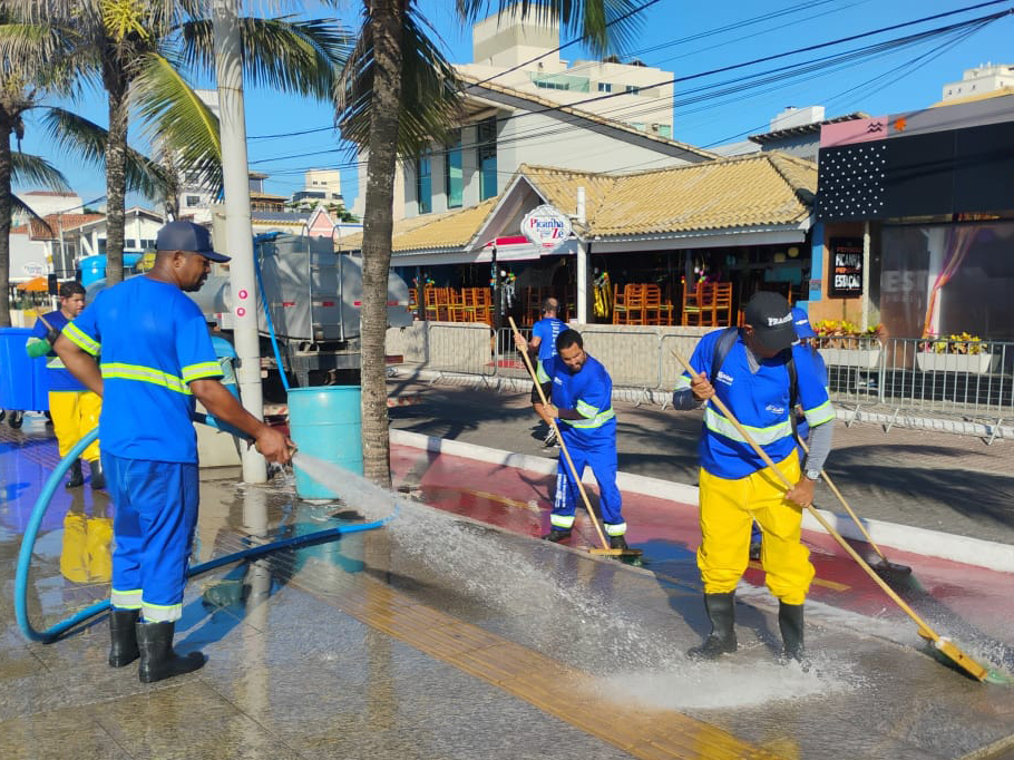 Serviços Públicos garante limpeza durante o Carnaval