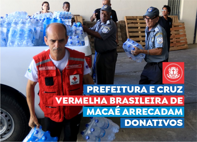 Prefeitura e Cruz Vermelha se unem para arrecadar donativos