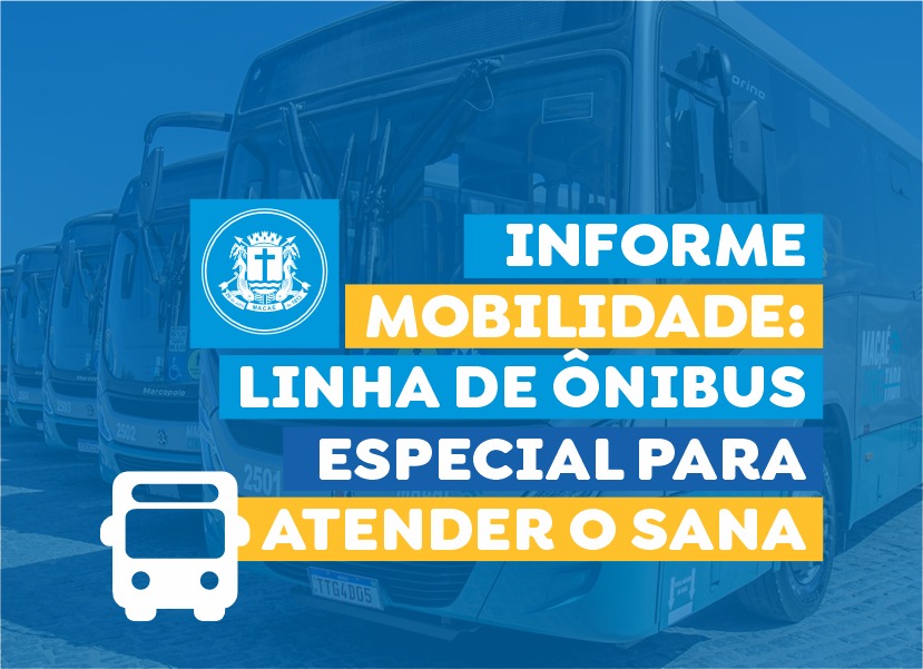 Linha de ônibus especial para atender o Sana