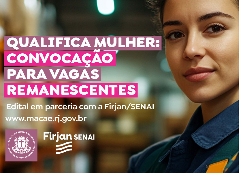 Prefeitura divulga vagas remanescentes do Qualifica Mulher e reforça parceria para ampliar autonomia feminina