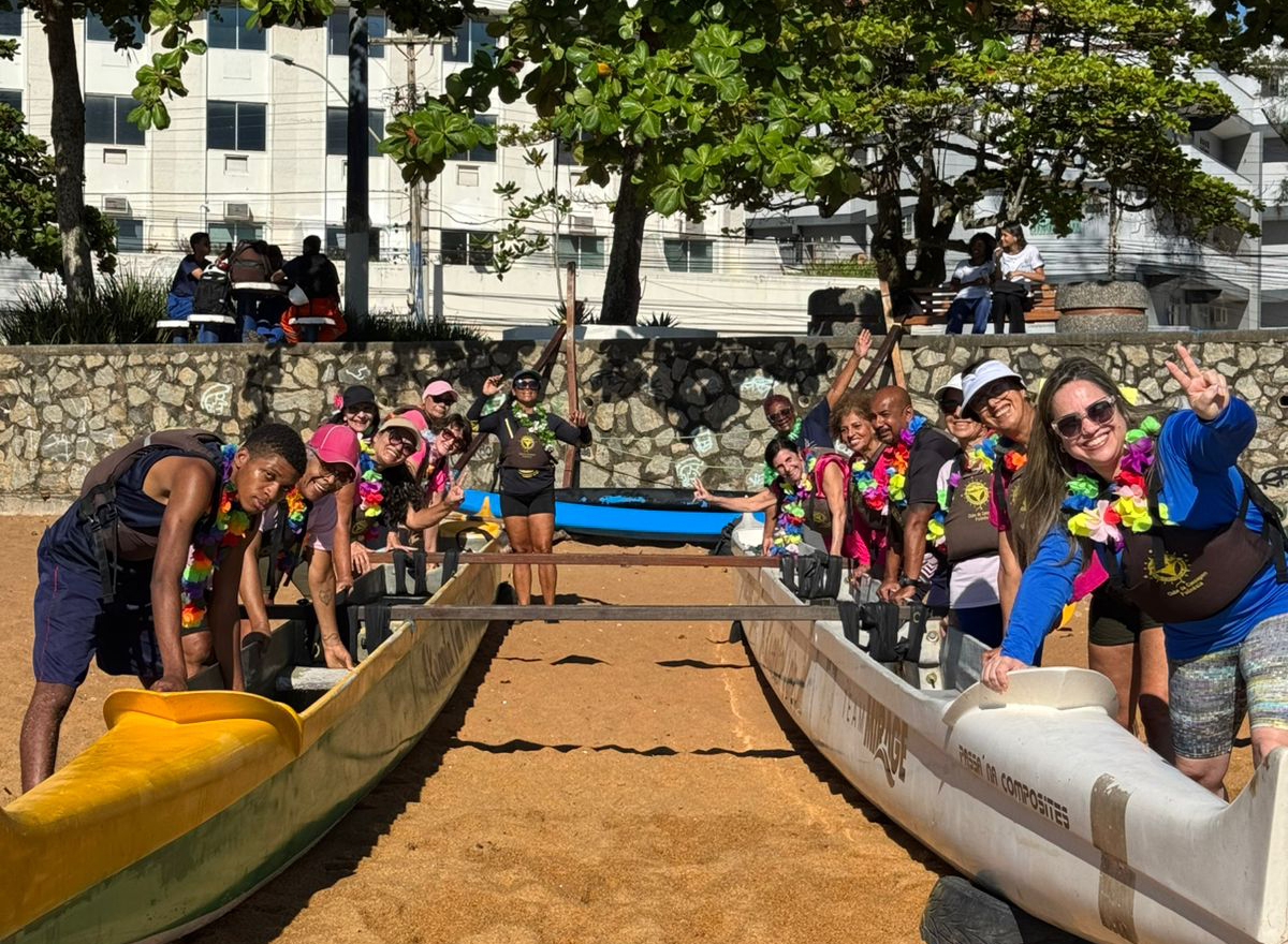 Programa Cidade da Melhor idade realiza primeira aula de canoagem