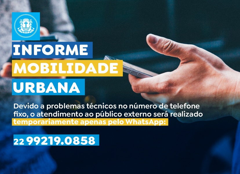 Mobilidade Urbana mais perto de você via WhatsApp