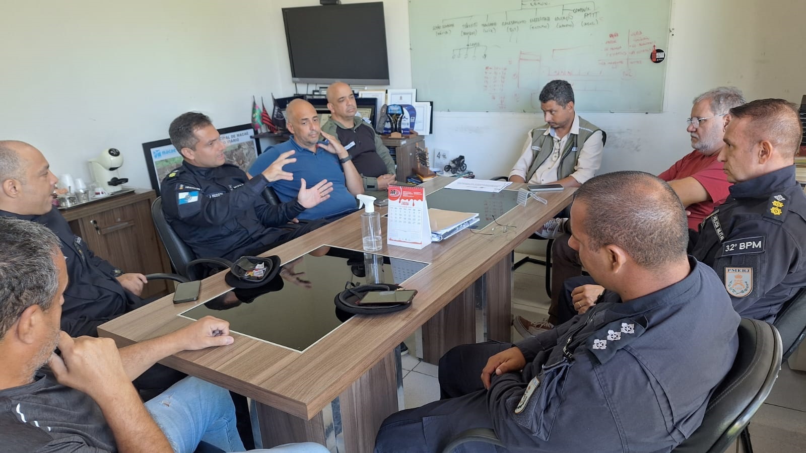 Mobilidade Urbana recebe novo comandante do 32º Batalhão de Polícia Militar