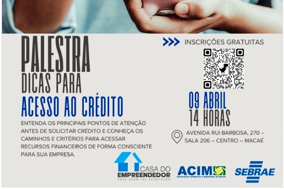 Macaé terá palestra voltada para empreendedores