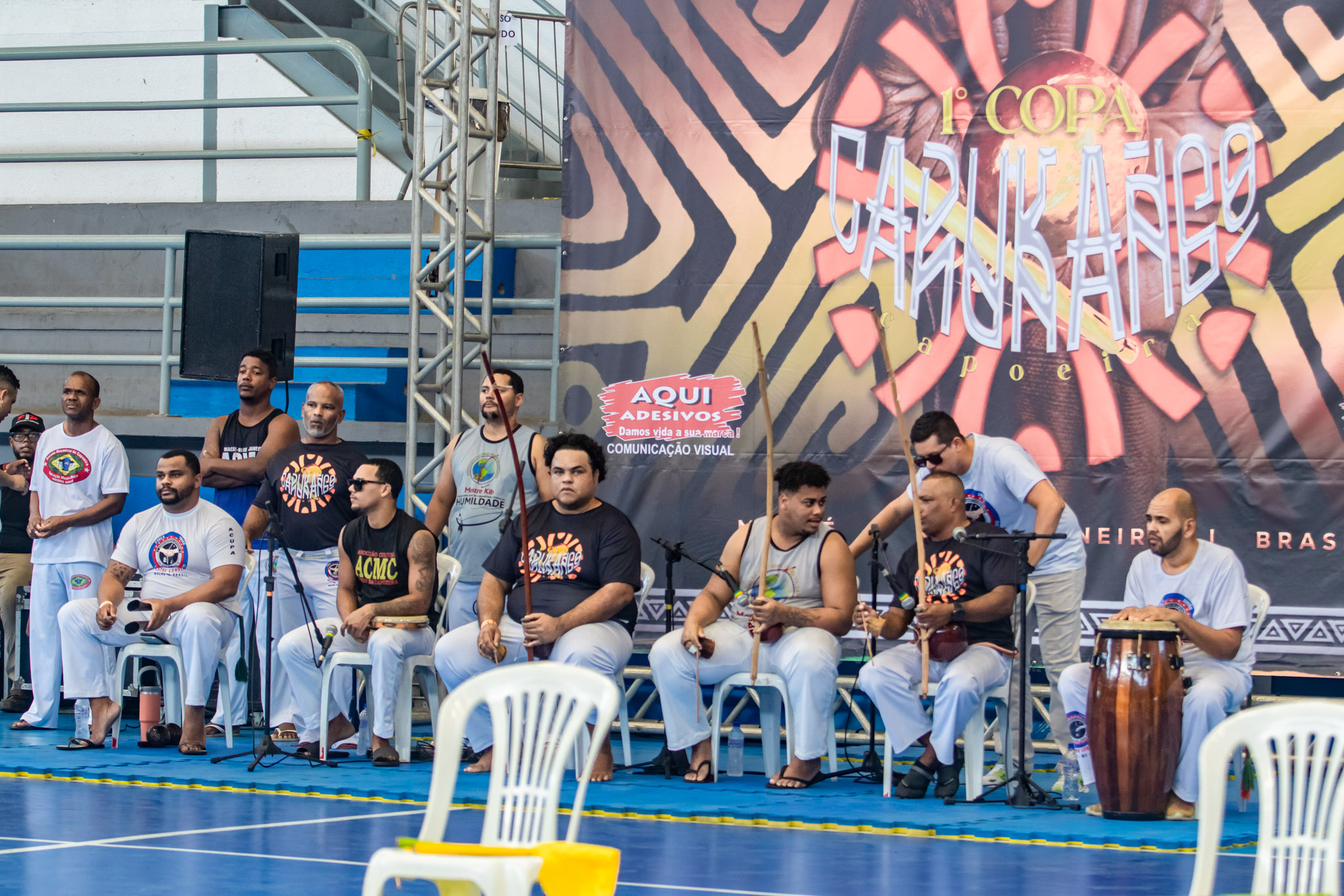 Primeira Copa Carukango de Capoeira é realizada no Ginásio Poliesportivo