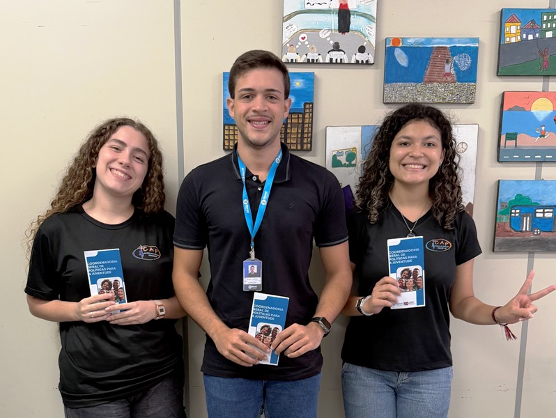 Coordenadoria de Políticas para a Juventude fortalece parceria com o Grêmio Estudantil Nelson Mandela do CAP Macaé