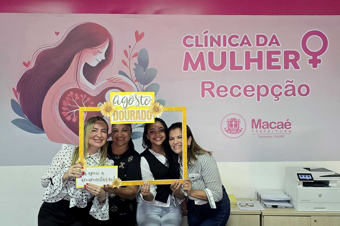 Macaé reforça ações de incentivo ao aleitamento materno durante o Agosto Dourado