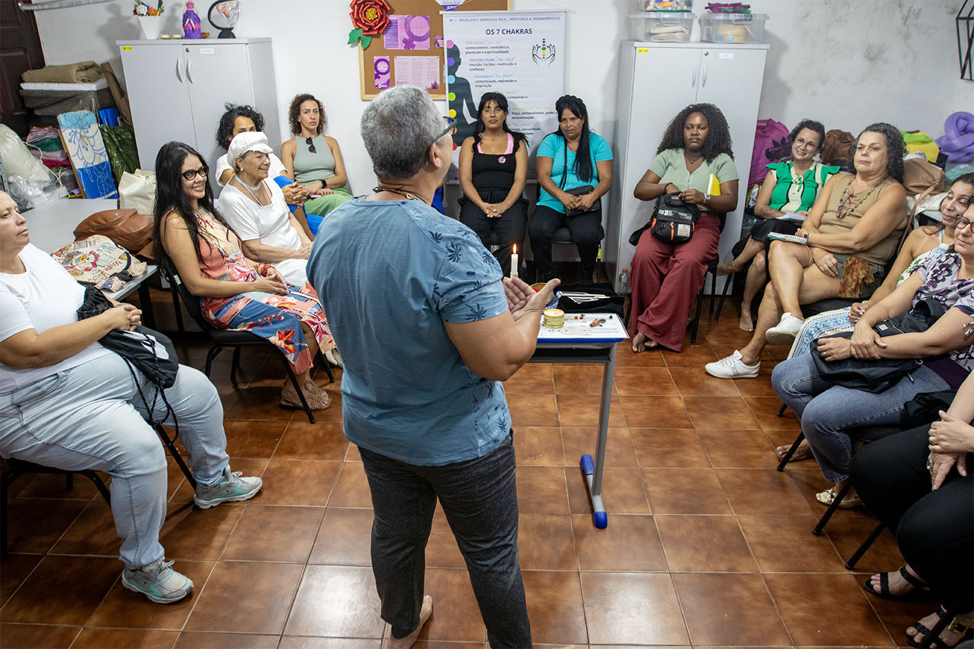 Formação Holística em Alquimia Vibracional teve início nesta quarta (5) no Espaço Mulher Cidadã