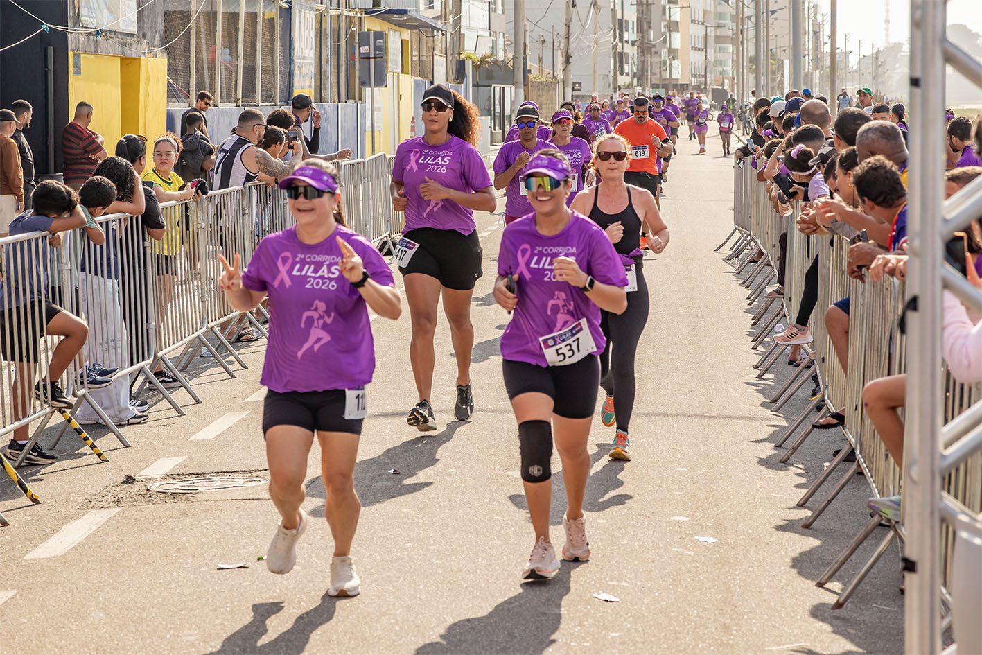 Corrida Lilás movimenta as orlas da Praia Campista e Pecado e reúne 2.000 pessoas