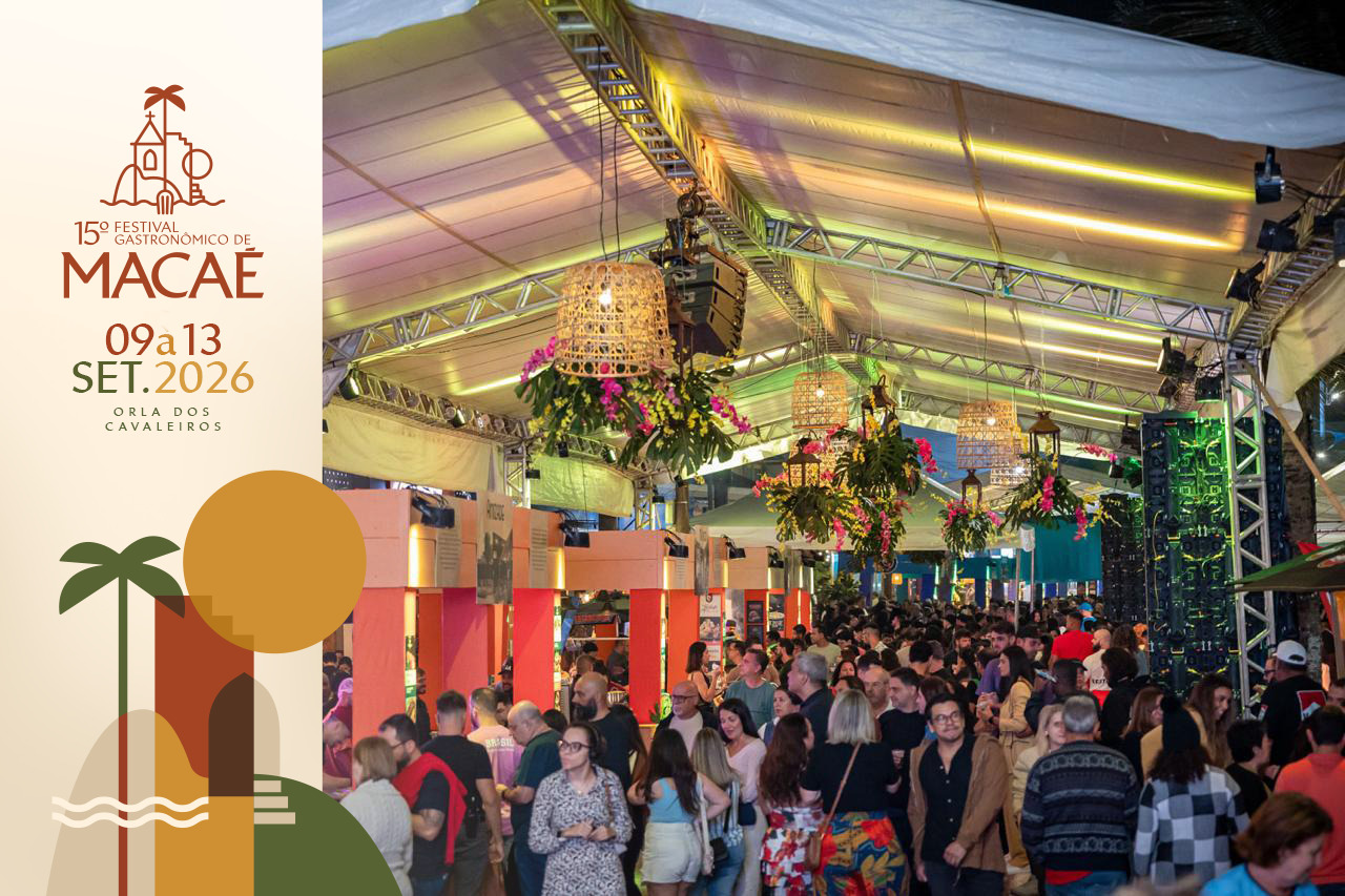 Festival de Cultura e Gastronomia: Macaé reúne estrelas no Cozinha Show de 9 a 13 de setembro