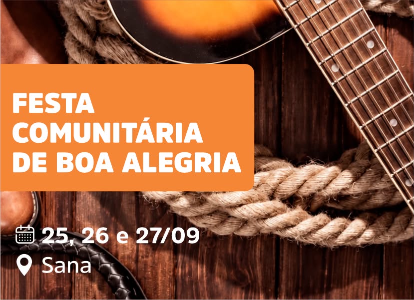 Boa Alegria em festa neste fim de semana